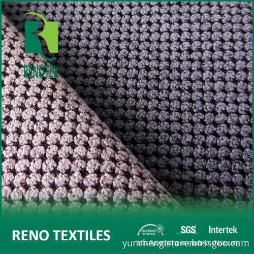 Linen Imitating Fabric Upholstery Textile Car Upholstery Fabric with Backing